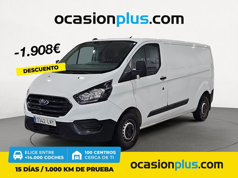 Blanco Usado 2022 Ford Transit Custom Trend Berlina | 20.990 € (Un poco caro) - Imagen 1/4