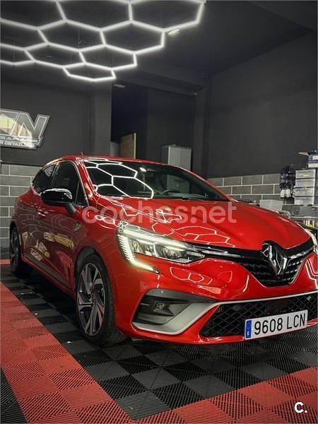 Usado Renault Clio IV RS Line 100 CV (73 kW) 2019 Rojo Berlina