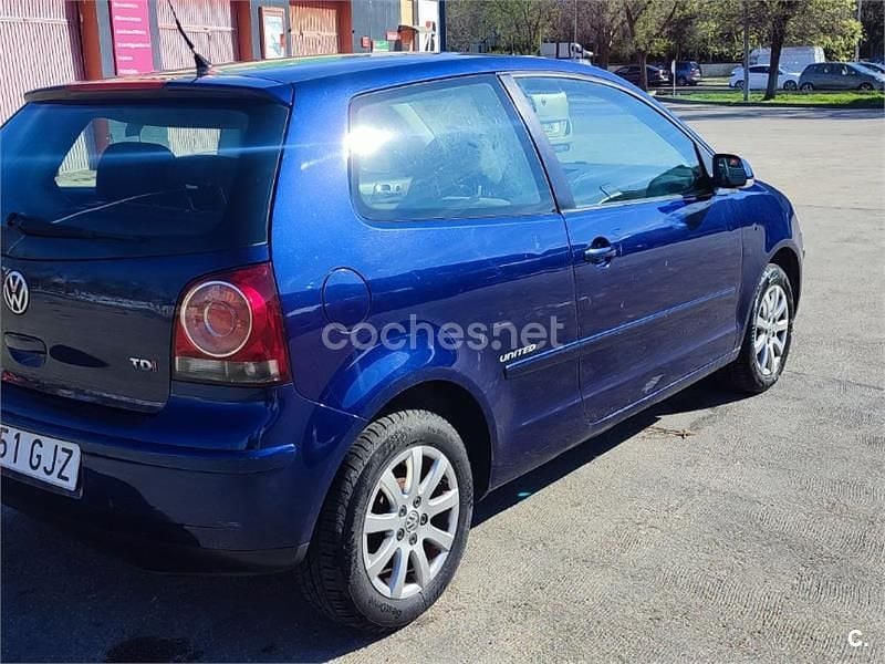 Usado VW Polo United 80 CV (58 kW) 2008 Azul Utilitario
