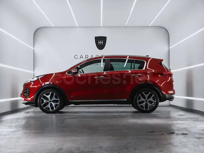 Usado Kia Sportage GT-Line 177 CV (130 kW) 2016 Granate SUV