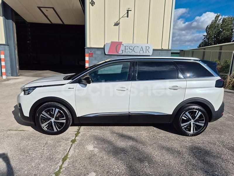 Usado Peugeot 5008 GT-line 130 CV (95 kW) 2019 Blanco Monovolumen