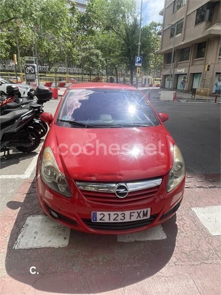 Rojo Usado 2007 Opel Corsa Sport Berlina | 3000 € (Super precio) - Imagen 1/4
