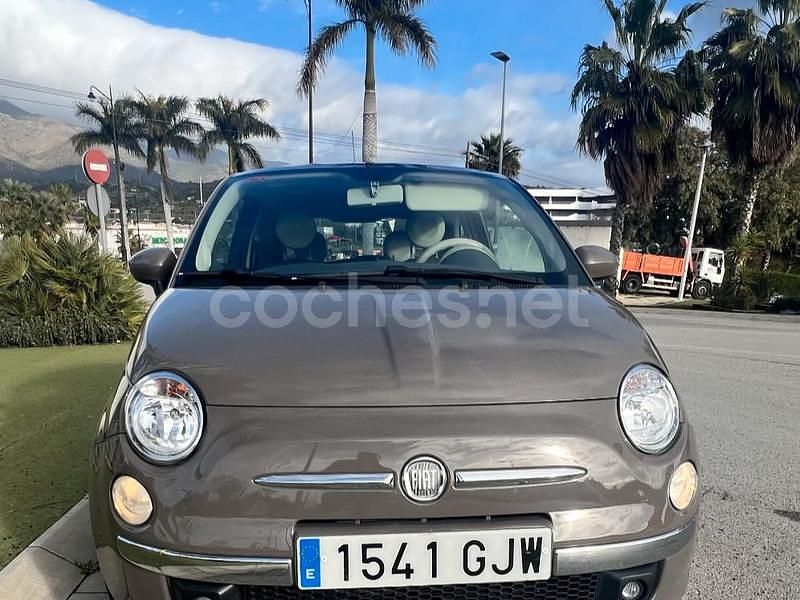 Beige Usado 2009 Fiat 500 Lounge Berlina | 7500 € (Caro) - Imagen 1/4