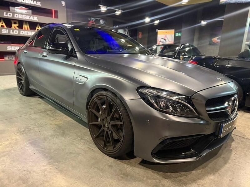Usado Mercedes C63 AMG 476 CV (350 kW) 2017 Gris / plata Berlina