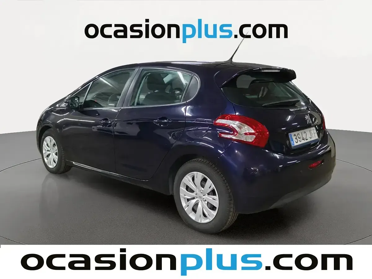 Usado Peugeot 208 Active 82 CV (60 kW) 2015 Azul Utilitario