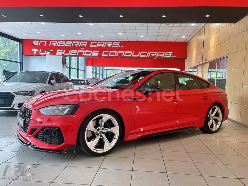 Rojo Usado 2021 Audi RS5 Sportback Ambiente Berlina | 69.990 € (Super precio) - Imagen 1/4