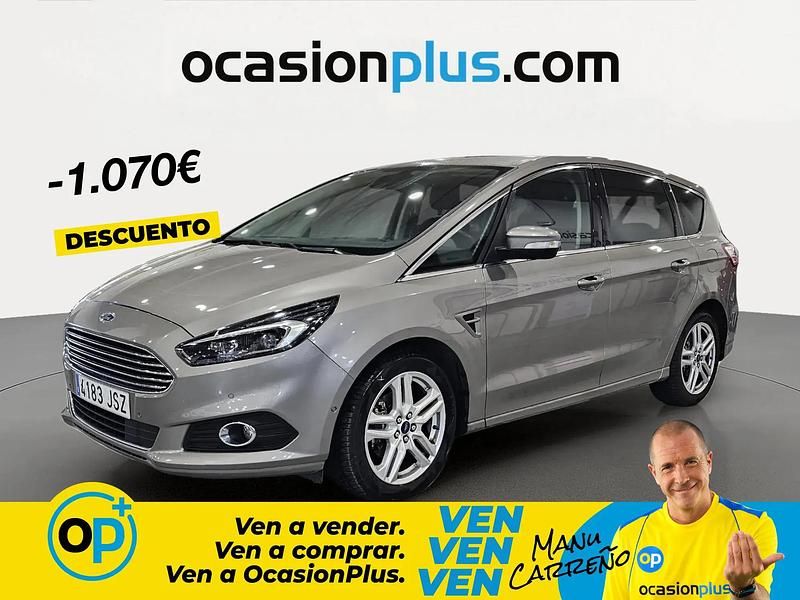 Begagnad Ford S-MAX Titanium 150 HK (110 kW) 2016 Grå Minibuss