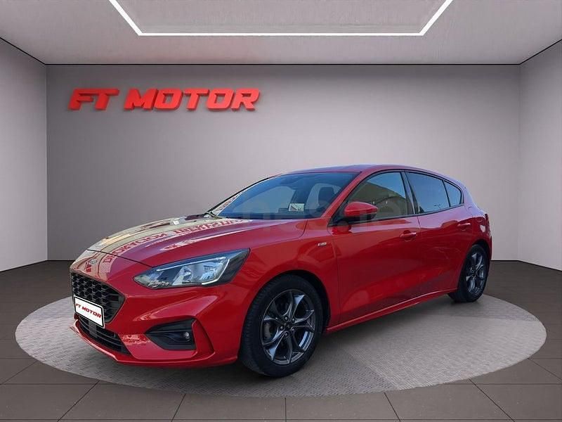 Usado Ford Focus ST-Line 125 CV (91 kW) 2019 Rojo Berlina
