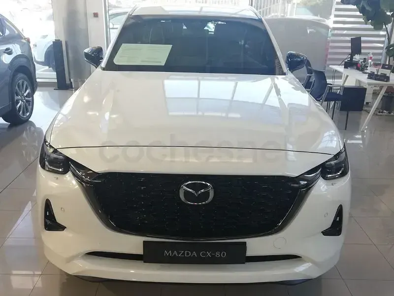 Uusi Mazda CX-80 Homura-Line 254 HP (186 kW) 2025 Valkoinen Katumaasturi