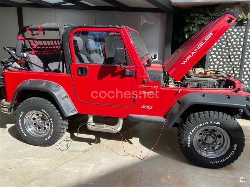 Rojo Usado 2002 Jeep Wrangler SUV | 12.000 € (Super precio) - Imagen 1/4