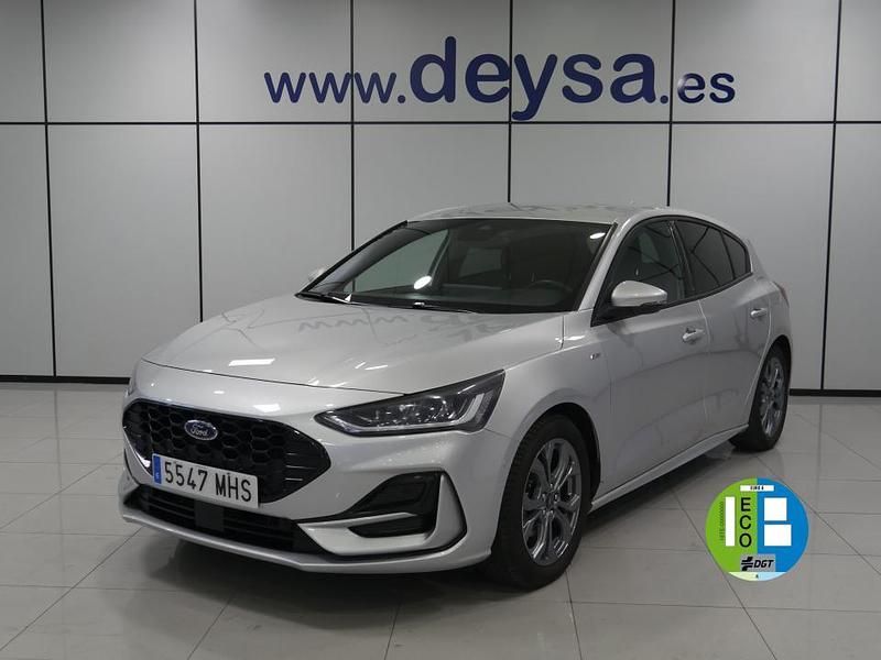 Gris Usado 2023 Ford Focus ST-Line Berlina | 18.490 € (Precio justo) - Imagen 1/4