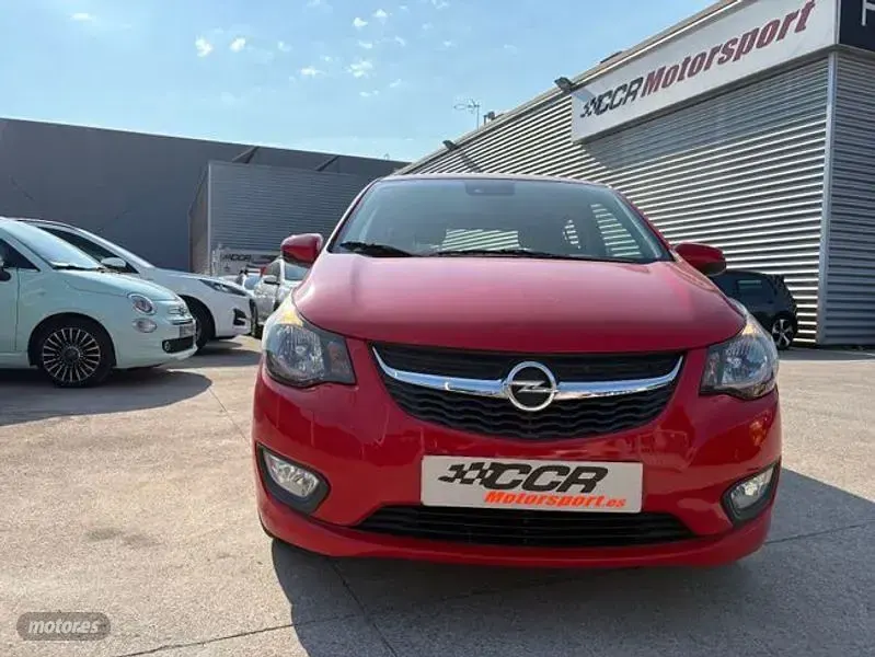 Usado Opel Karl Selective 75 CV (55 kW) 2016 Rojo Utilitario