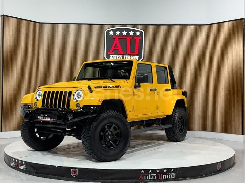 Amarillo Usado 2015 Jeep Wrangler Unlimited Rubicon SUV | 49.999 € - Imagen 1/4