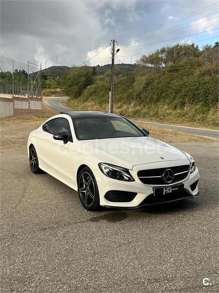 Blanco Usado 2017 Mercedes C220 Coupe | 29.900 € (Un poco caro) - Imagen 1/4