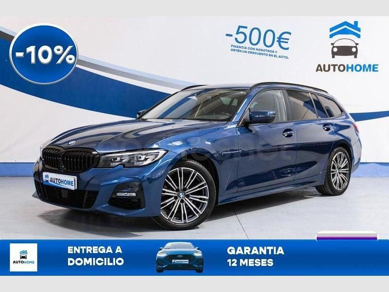 Usado BMW 320e 190 CV (139 kW) 2021 Azul Familiar