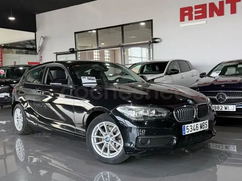 Usado BMW 116 Sport Line 116 CV (85 kW) 2016 Negro Utilitario