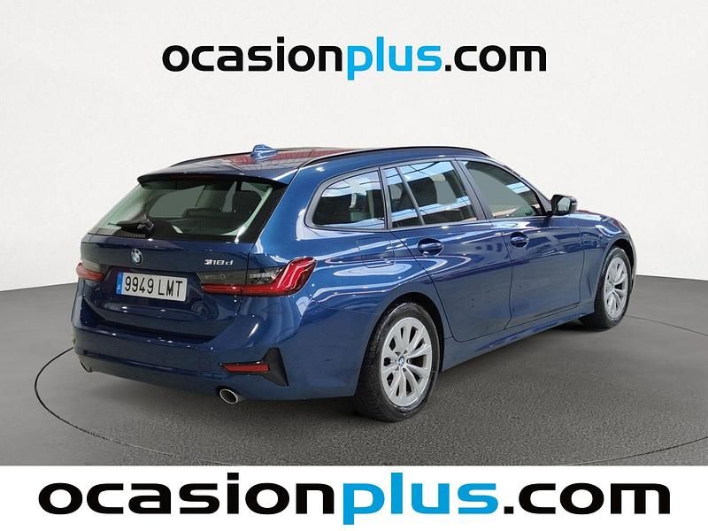 Usado BMW 318 150 CV (110 kW) 2021 Azul Familiar
