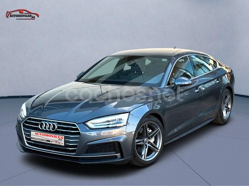Usado Audi A5 Sportback S-Line 190 CV (139 kW) 2019 Gris / plata Utilitario