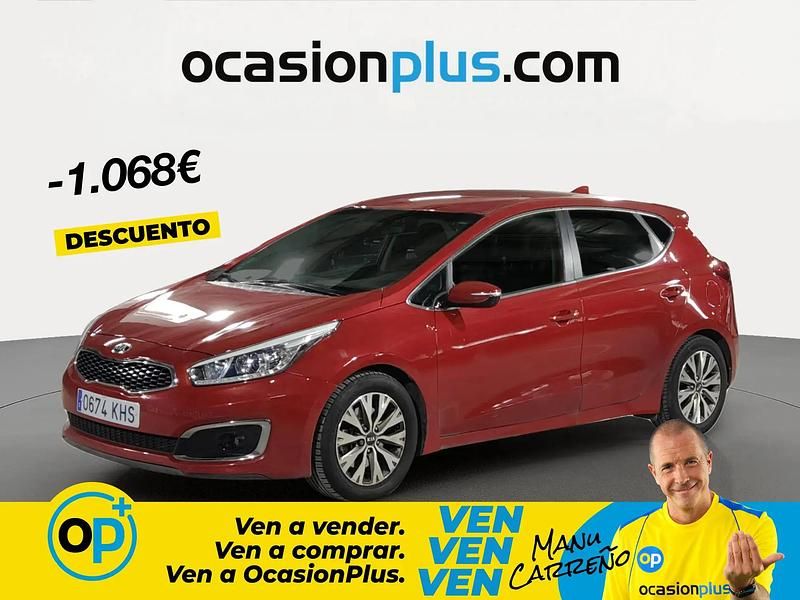 Käytetty Kia Ceed 100 HP (73 kW) 2018 Punainen Viistoperä