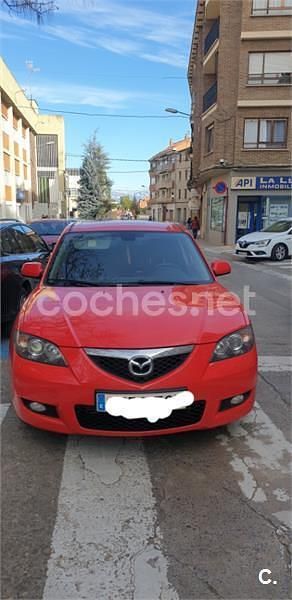 Rojo Usado 2007 Mazda 3 Sportive Berlina | 5499 € (Precio justo) - Imagen 1/4