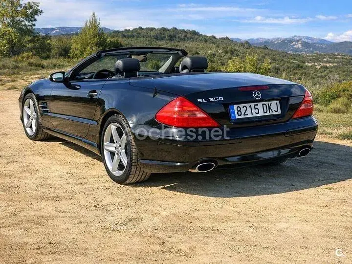 Usado Mercedes SL350 245 CV (180 kW) 2005 Negro Descapotable