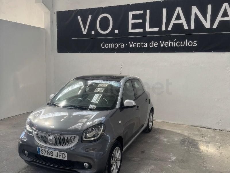 Usado Smart ForFour Passion 71 CV (52 kW) 2015 Gris / plata Utilitario
