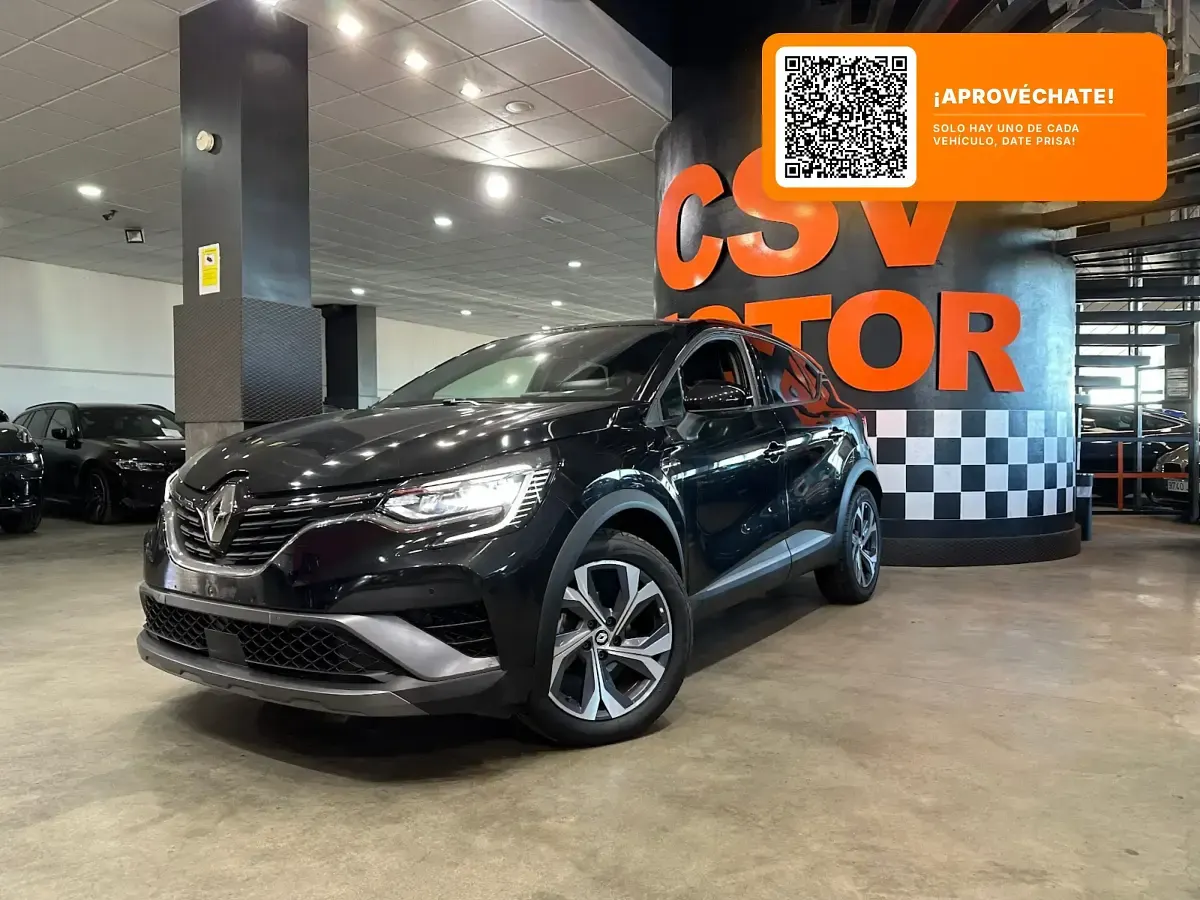Usado Renault Captur RS Line 160 CV (117 kW) 2022 Negro SUV