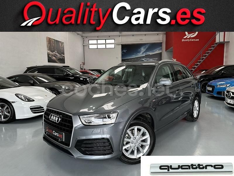 Usado Audi Q3 S-Line 184 CV (135 kW) 2016 Gris / plata SUV
