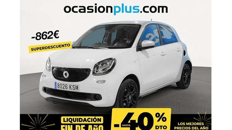 Blanco Usado 2018 Smart ForFour Electric Drive Utilitario | 8628 € (Precio justo) - Imagen 1/4