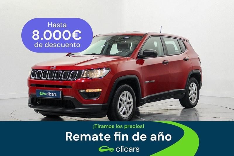 Rojo Usado 2019 Jeep Compass Limited SUV | 13.990 € (Precio justo) - Imagen 1/4