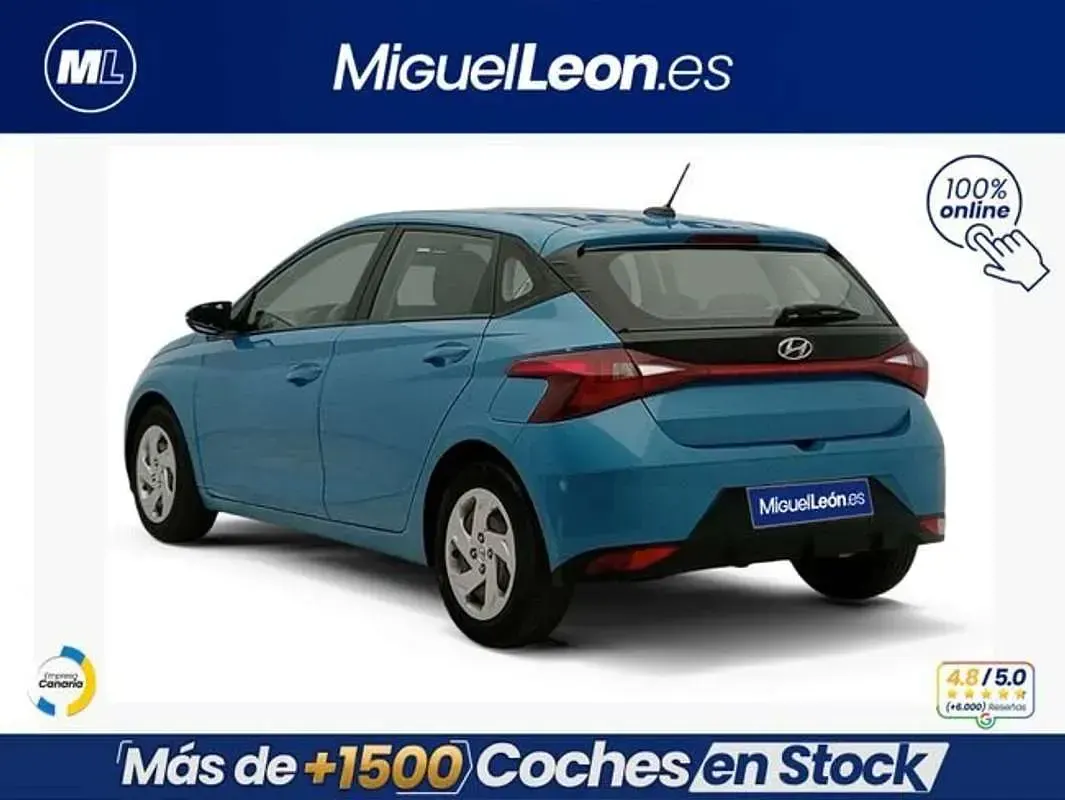 Begagnad Hyundai i20 101 HK (74 kW) 2022 Blå Halvkombi