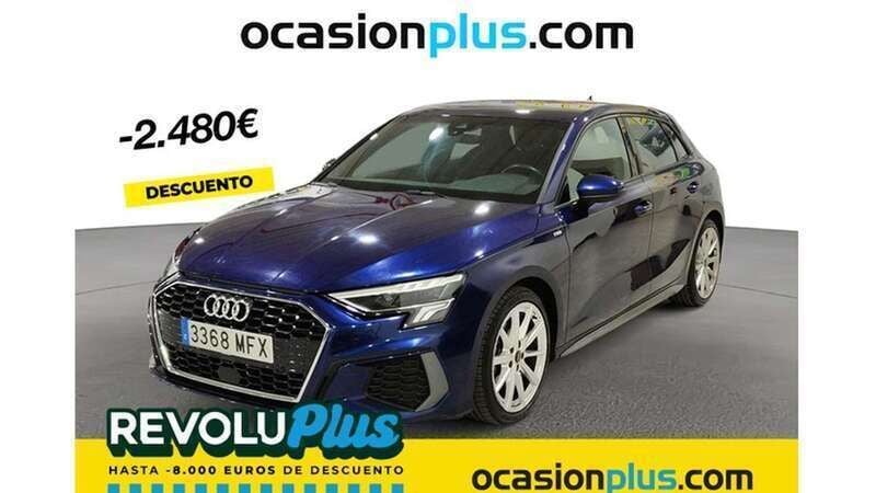 Azul Usado 2023 Audi A3 Sportback S-Line Utilitario | 24.810 € (Super precio) - Imagen 1/4