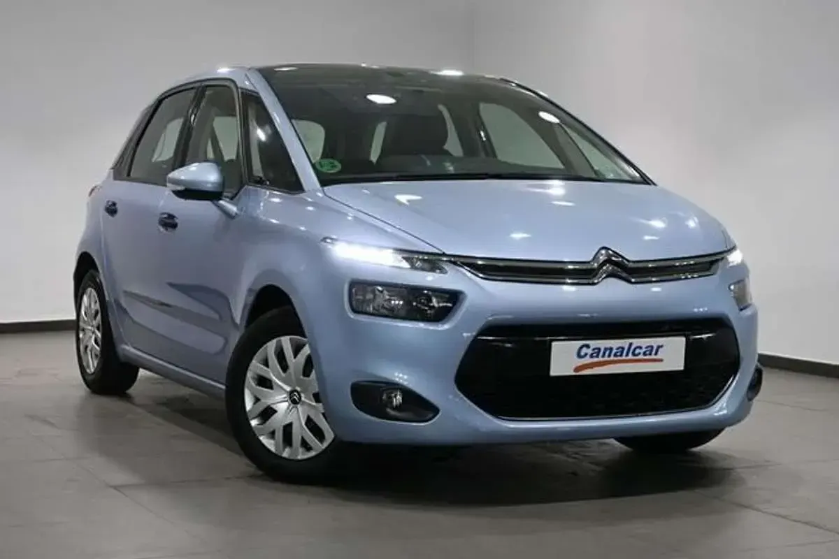 Usado Citroën C4 Attraction 120 CV (88 kW) 2014 Azul Monovolumen