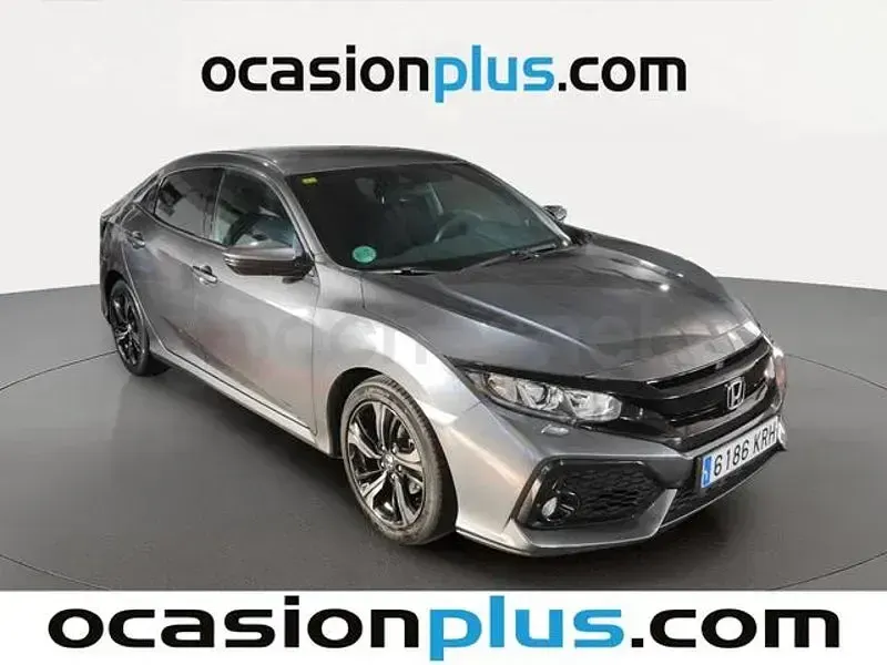 Usado Honda Civic Elegance 129 CV (94 kW) 2018 Gris / plata Berlina