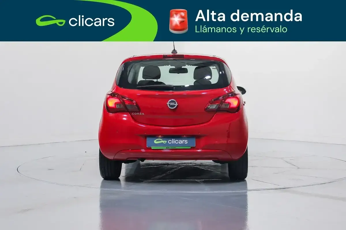 Usado Opel Corsa Selective 90 HP (66 kW) 2017 Vermelho Citadino