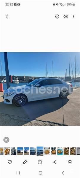 Blanco Usado 2016 Mercedes C250 AMG line Berlina | 31.800 € - Imagen 1/4