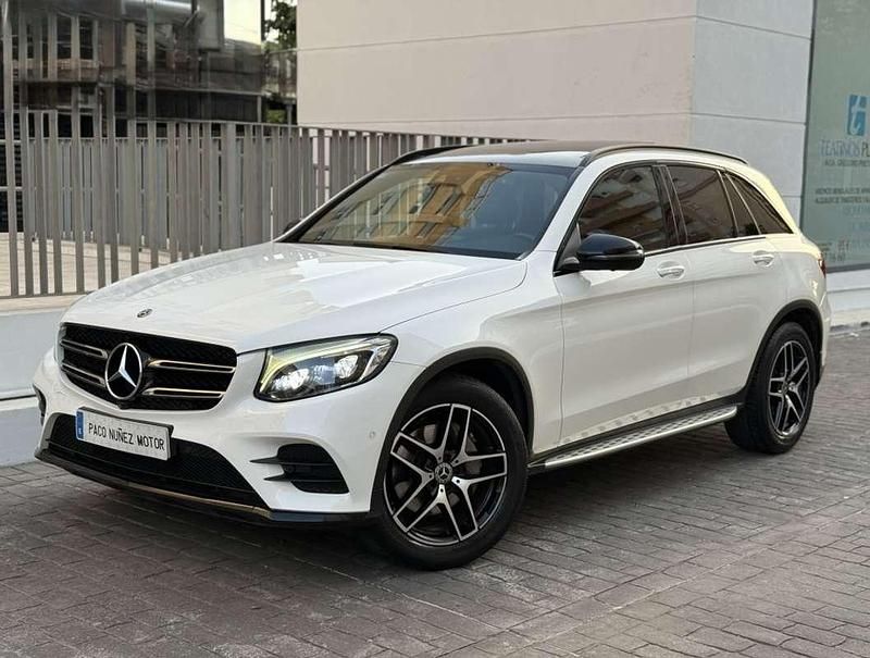 Blanco Usado 2017 Mercedes GLC250 AMG line SUV | 30.800 € (Precio justo) - Imagen 1/4