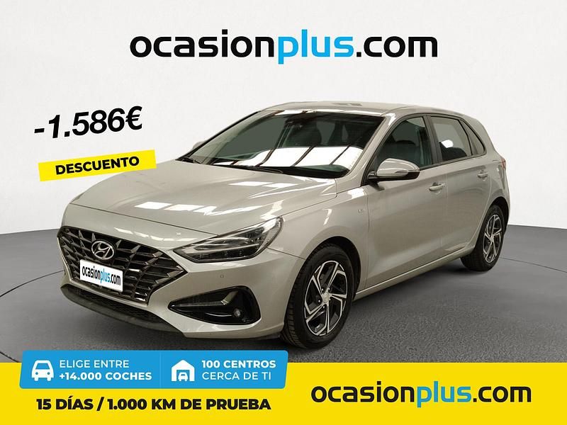 Gris Usado 2022 Hyundai i30 | 17.450 € (Un poco caro) - Imagen 1/4