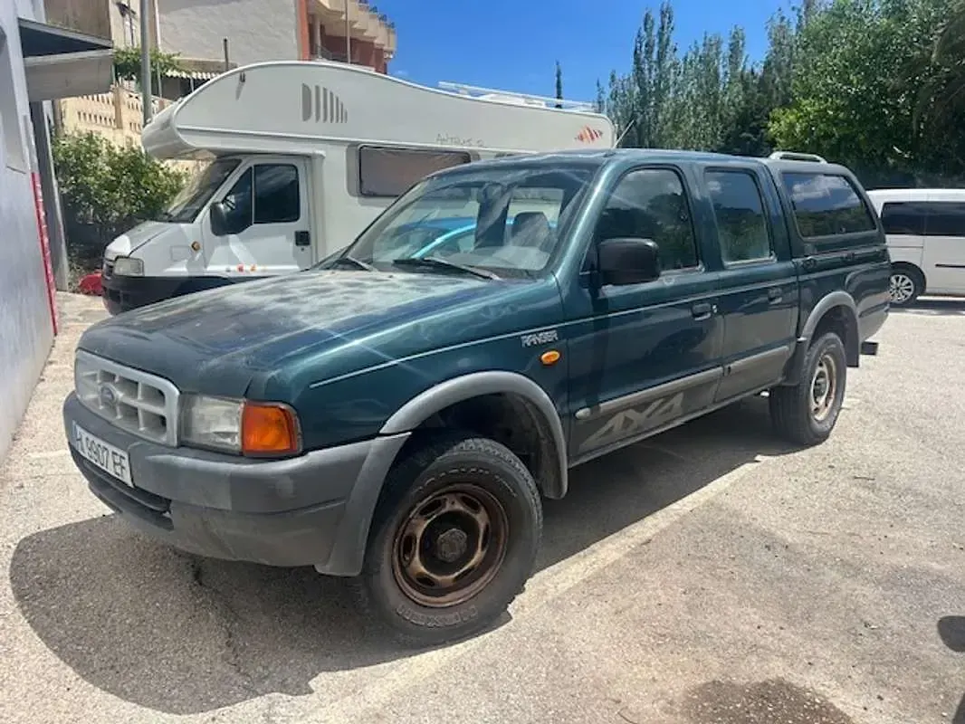 Usado Ford Ranger 114 CV (83 kW) 2000 Verde Pickup/Camioneta