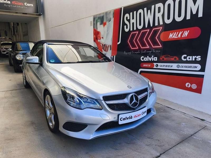 Usado Mercedes E200 184 CV (135 kW) 2016 Plateado Descapotable