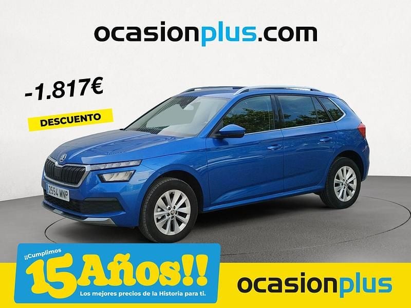 Azul Usado 2024 Skoda Kamiq Ambition SUV | 19.000 € (Precio justo) - Imagen 1/4