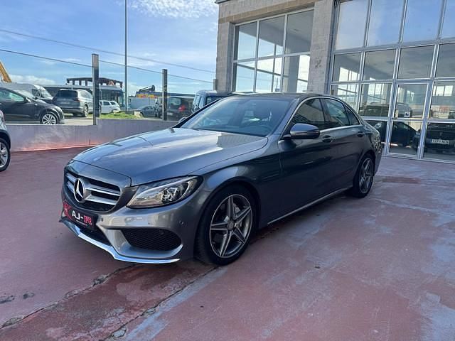 Usado Mercedes C180 116 CV (85 kW) 2017 Gris Berlina