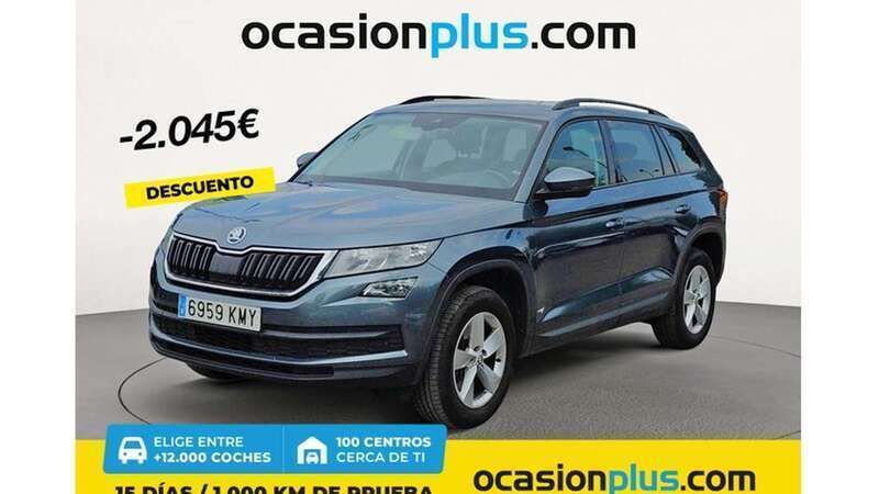 Gris Usado 2018 Skoda Kodiaq Ambition SUV | 20.455 € (Precio justo) - Imagen 1/4