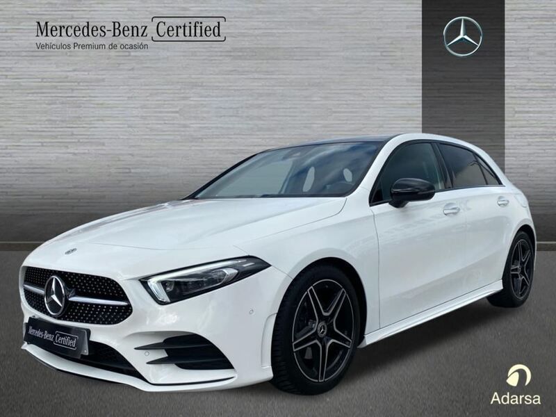 Blanco Usado 2022 Mercedes A180 AMG line Berlina | 31.900 € (Caro) - Imagen 1/4