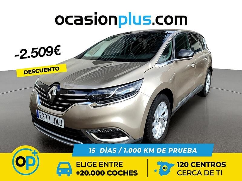 Usado Renault Espace Zen 160 CV (117 kW) 2016 Beige Monovolumen