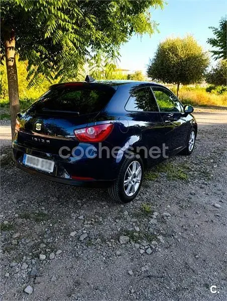 Usado Seat Ibiza 90 CV (66 kW) 2010 Azul Berlina