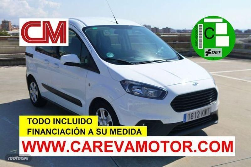 Blanco Usado 2019 Ford Transit Trend Familiar | 14.990 € (Un poco caro) - Imagen 1/4