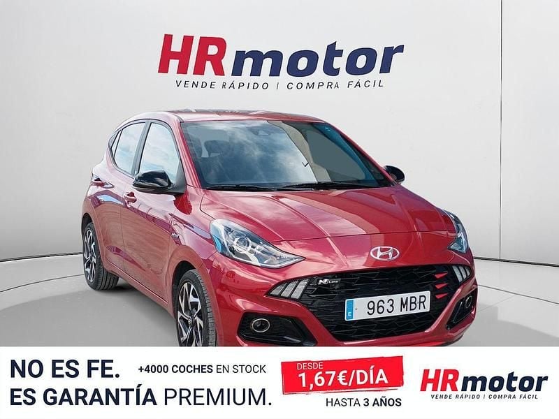 Usado Hyundai i10 N Line 84 CV (61 kW) 2022 Rojo Utilitario