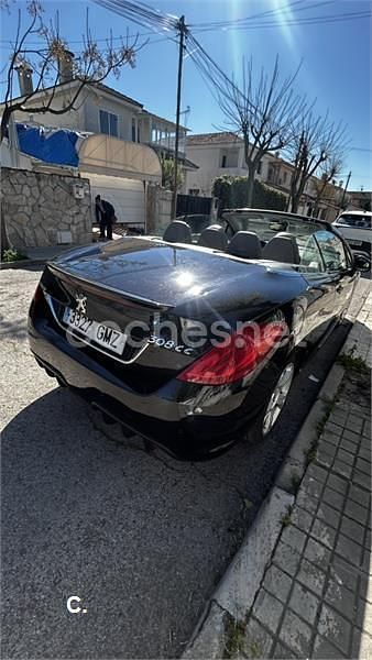 Usado Peugeot 308 CC Sport 156 CV (114 kW) 2009 Negro Descapotable