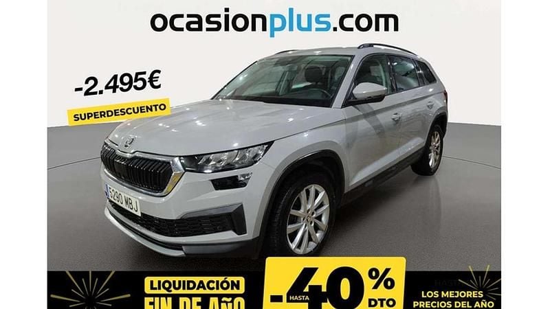 Gris Usado 2022 Skoda Kodiaq Ambition SUV | 24.319 € (Super precio) - Imagen 1/4